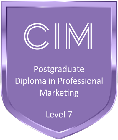 CIM Postgraduate Diploma in Professional Marketing badge, Isuru Marasinghe