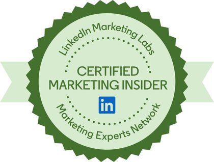 LinkedIn Certified Marketing Insider badge earned by Isuru Marasinghe