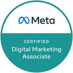 Meta Certified Digital Marketing Associate badge earned by Isuru Marasinghe
