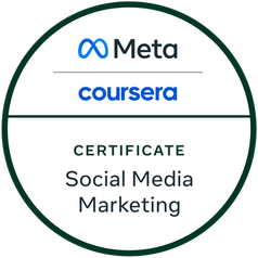Meta Social Media Marketing certificate badge earned by Isuru Marasinghe